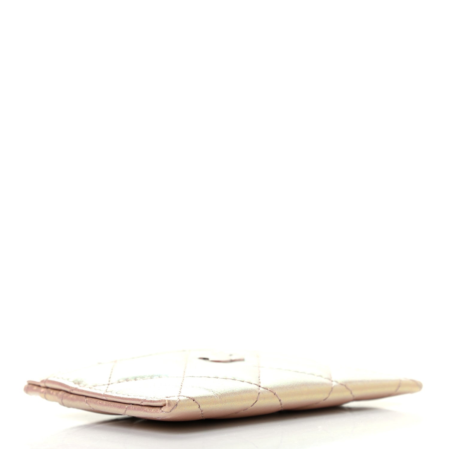 Chanel Iridescent Calfskin Quilted Card Holder Pink 4 of 8