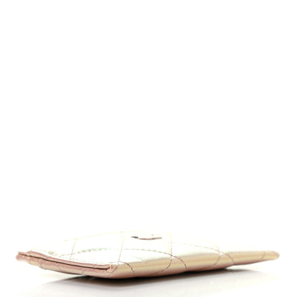 Chanel Iridescent Calfskin Quilted Card Holder Pink 4 of 8