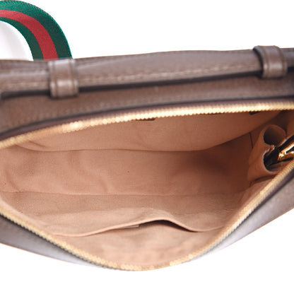 Gucci GG Supreme Monogram Web Small Ophidia Top Handle Shoulder Bag Brown 4 of 11