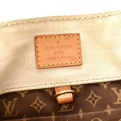 Louis Vuitton Toile Globe Shopper Cabas MM Blue 6 of 12