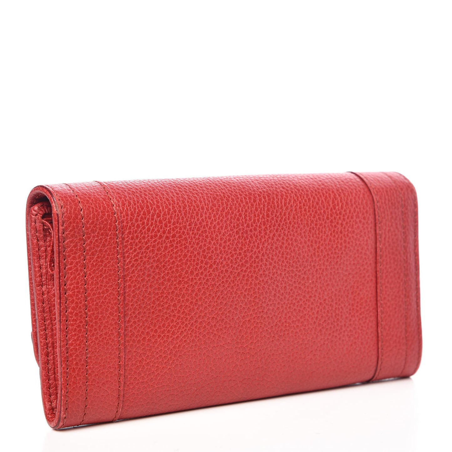 Grained Calfskin Paraty Continental Wallet Red