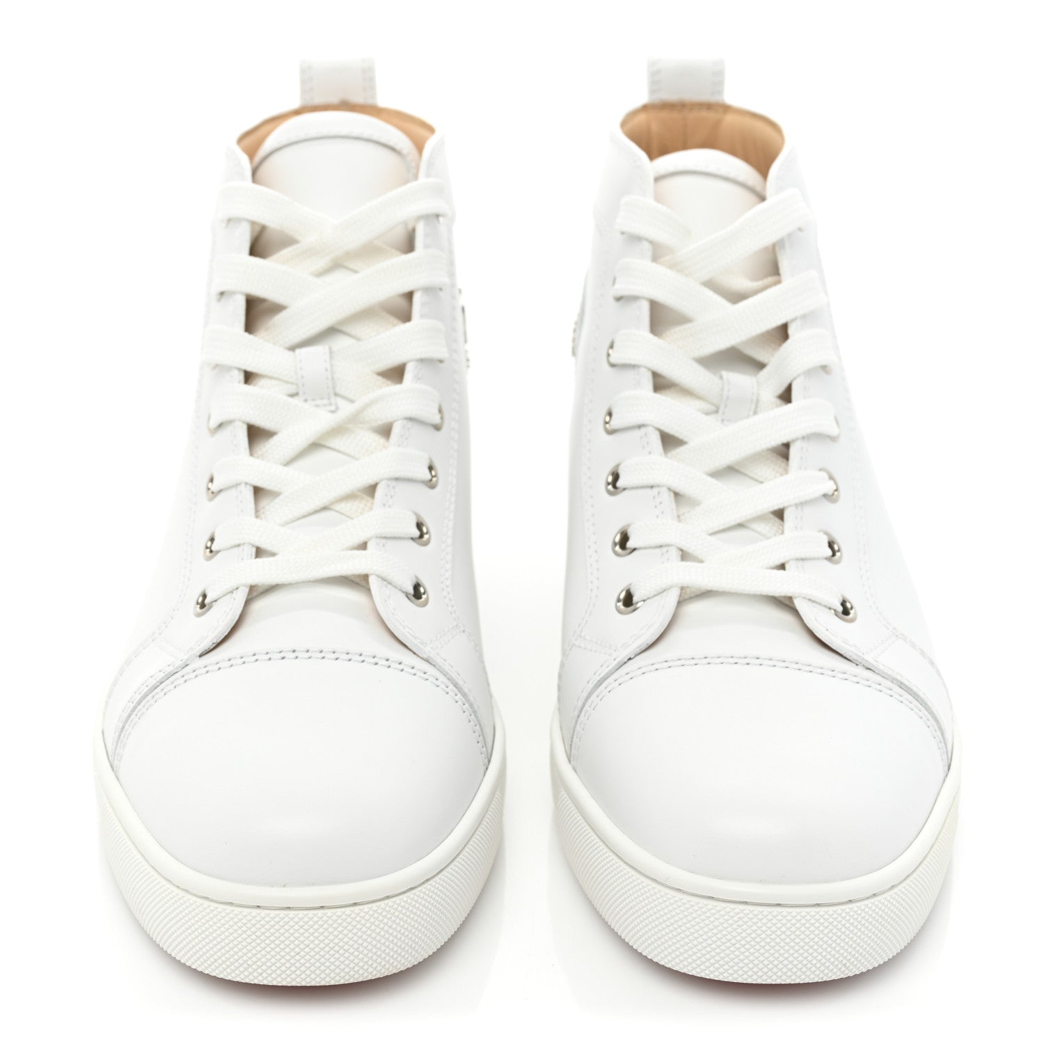 Christian Louboutin Calfskin Mens Louis Flat Sneakers 42 White 2 of 10
