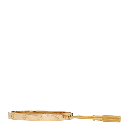 Cartier 18K Yellow Gold LOVE Bracelet 18 3 of 9