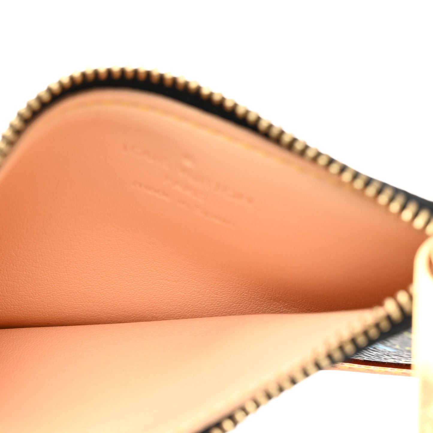 Monogram Multicolor Key Pouch Black