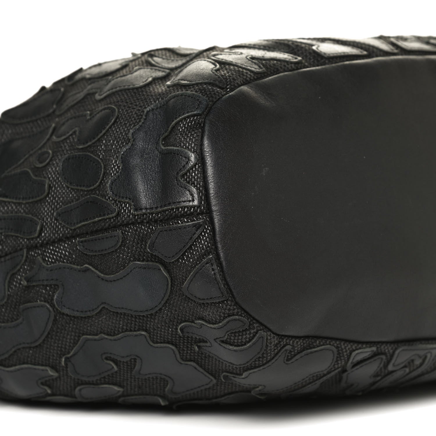 Givenchy Raffia Lambskin Patchwork Nightingale Black 9 of 12