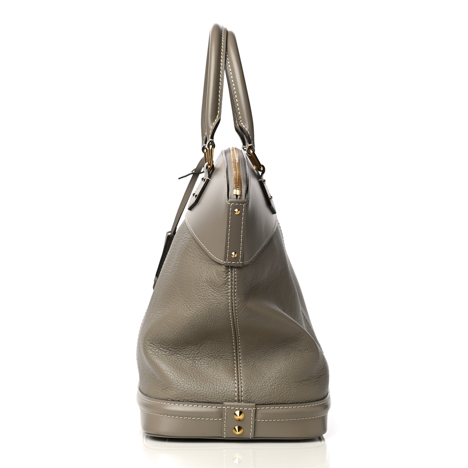Louis Vuitton Suhali Lockit MM Greige 14 of 16