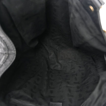 Gucci Guccissima Large Sukey Tote Black 5 of 11