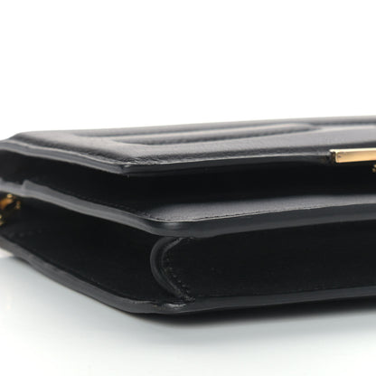 Fendi Vitello Flamingo Tube Wallet on Chain Black 8 of 10