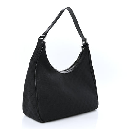 Gucci Monogram Front Pocket Hobo Black 2 of 8