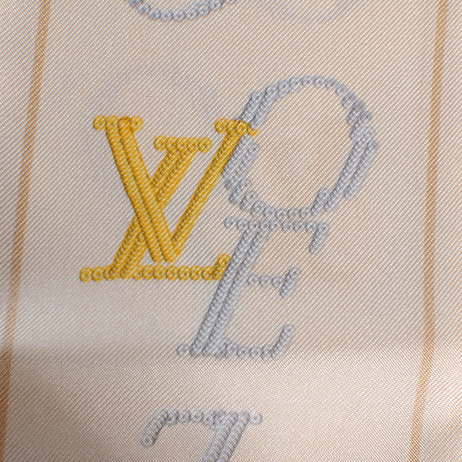 Louis Vuitton Silk LVOE LOVE Bandeau 1 of 5