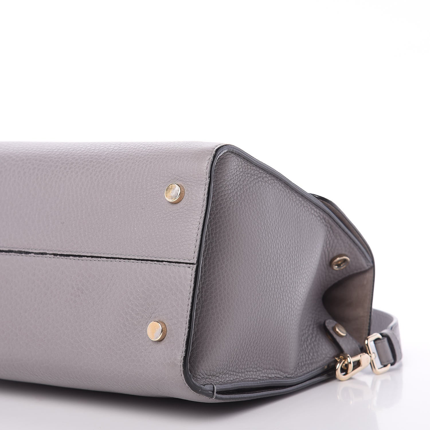 Christian Dior Bullcalf Medium Diorever Flap Meteorite Grey 9 of 10