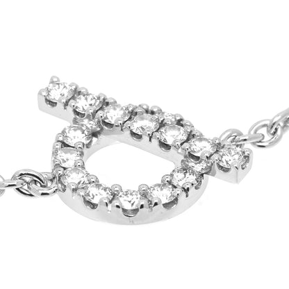 Hermes 18K White Gold Diamond Finesse Bracelet SH 4 of 6