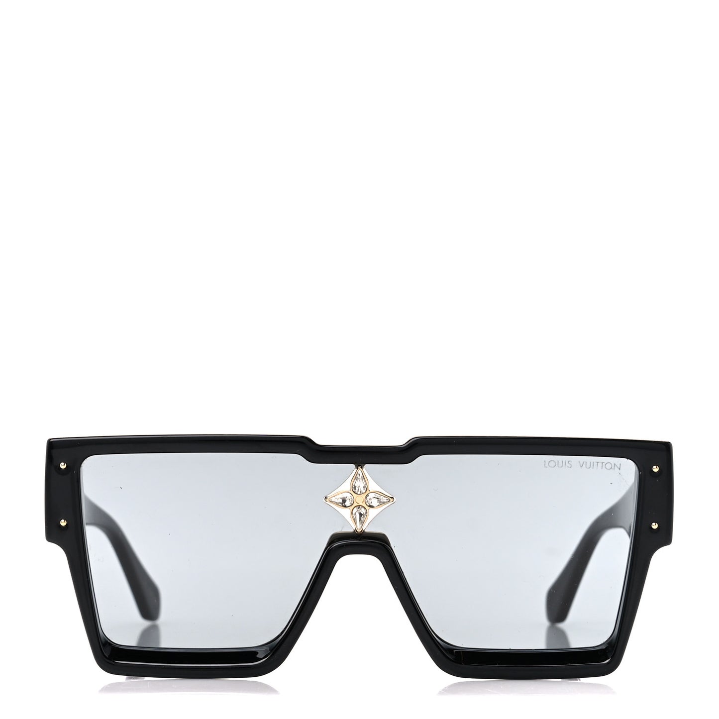 Acetate Swarovski Crystal Cyclone Sunglasses Z1578W Black