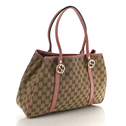 Gucci Monogram Medium Twins Tote Pink 3 of 11