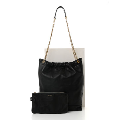 Saint Laurent Lambskin Matelasse Monogram Medium Jamie 4.3 Pochon Black 12 of 12