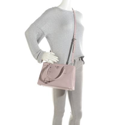 Prada Saffiano Small Galleria Double Zip Tote Mughetto 2 of 8