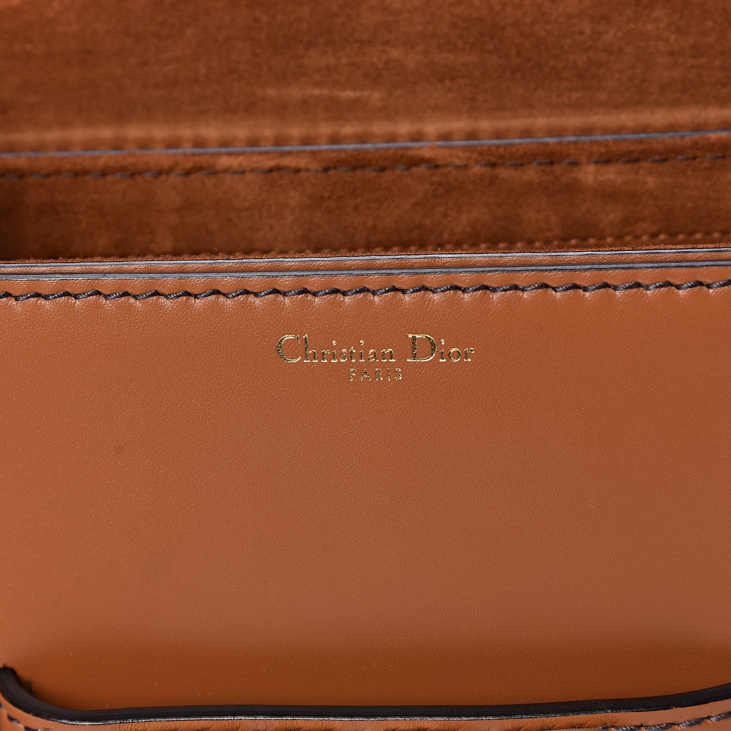 Christian Dior Smooth Calfskin Dio(r)evolution Flap Bag Tan 6 of 15