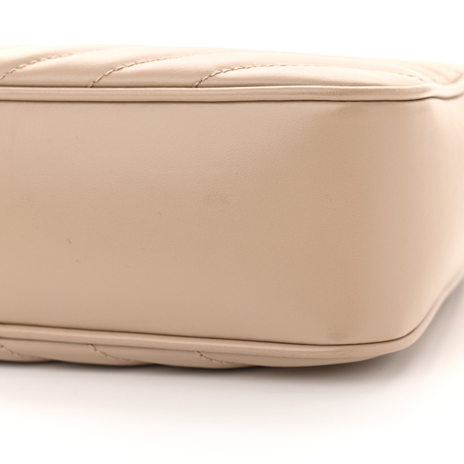 Saint Laurent Calfskin Matelasse Monogram Lou Camera Bag Dark Beige 10 of 13