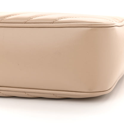 Saint Laurent Calfskin Matelasse Monogram Lou Camera Bag Dark Beige 10 of 13