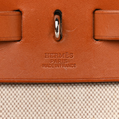 Hermes Toile Vache Calfskin Herbag 39 MM Natural 7 of 15
