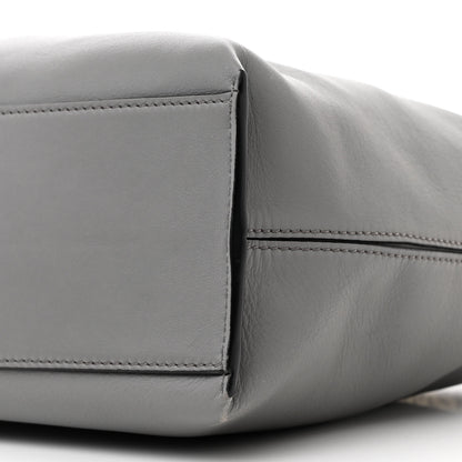 Loewe Supple Smooth Calfskin Jacquard Small Cubi Crossbody Bag Asphalt Grey 10 of 10