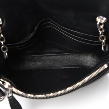 Balenciaga Pebbled Calfskin Everyday Chain Wallet Black 5 of 13