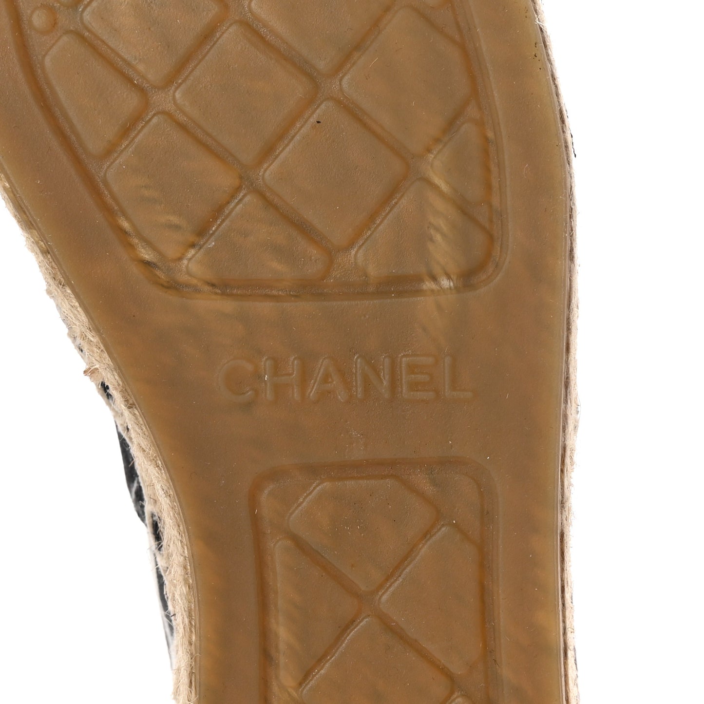Printed Canvas Grosgrain 31 Rue Cambon Espadrilles 38 Black White