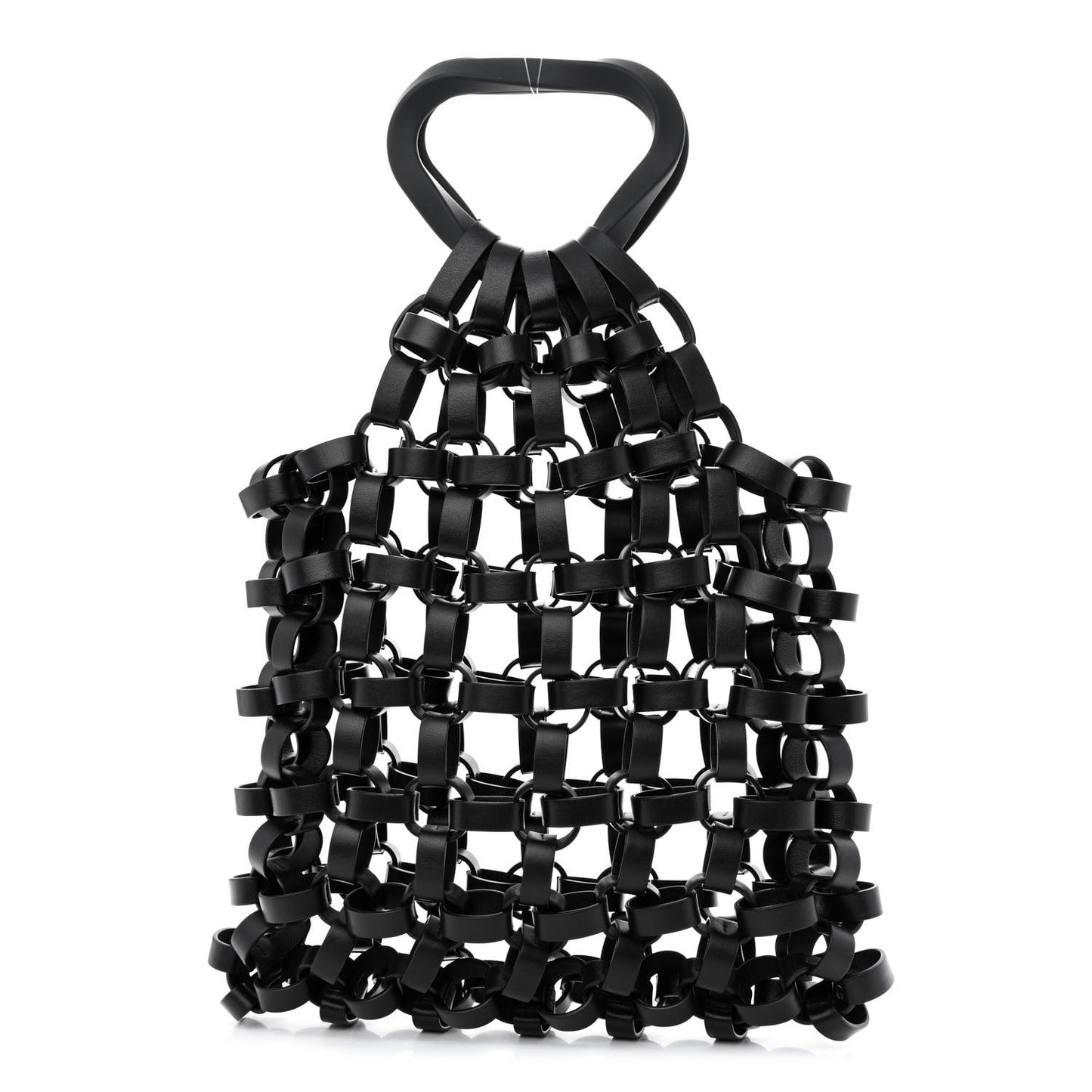 Lambskin Grasp Top Handle Tote Black