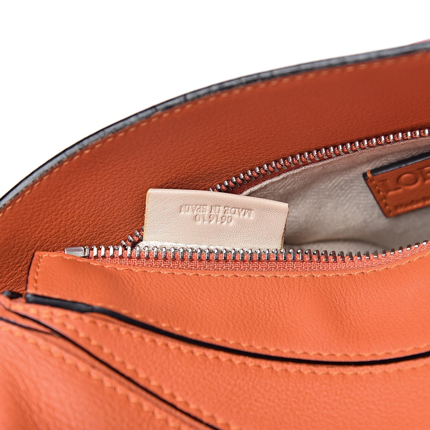 Calfskin Small Puzzle Bag Coral