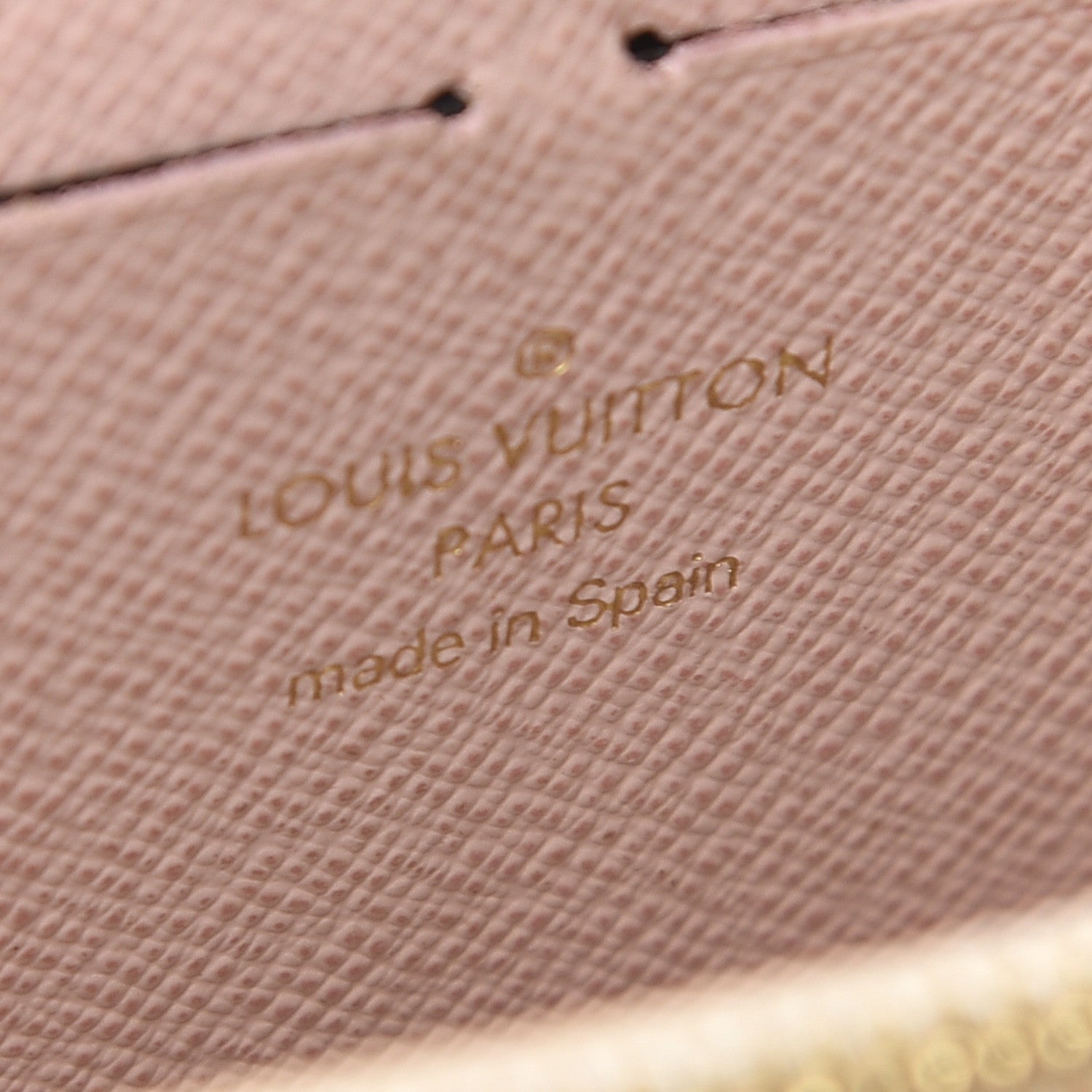Louis Vuitton Damier Azur Clemence Wallet Rose Ballerine 8 of 8