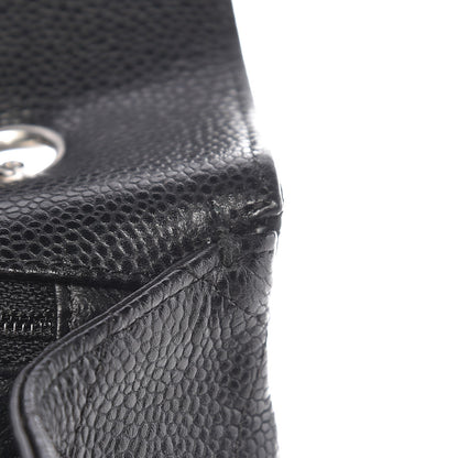 Chanel Caviar Quilted Jumbo Single Flap Black 10 of 15