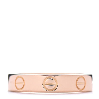 Cartier 18K Pink Gold 3.5mm LOVE Wedding Band Ring 47 4 3 of 4