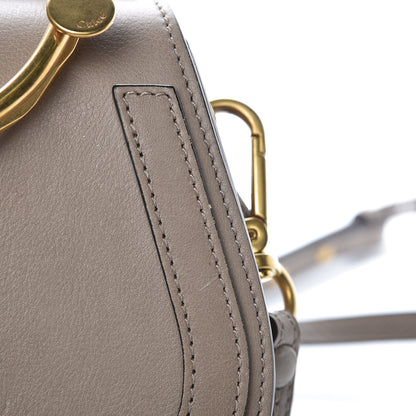 Chloe Calfskin Suede Small Nile Bracelet Bag Motty Grey 10 of 11