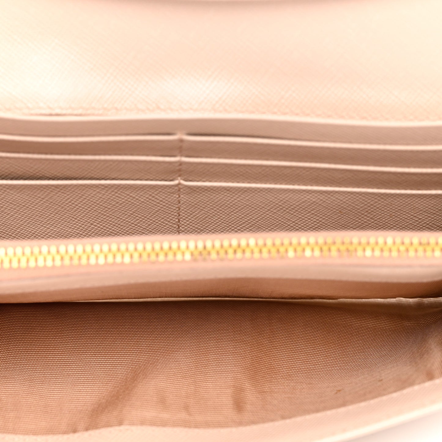 Saffiano Metal Continental Flap Wallet Cammeo
