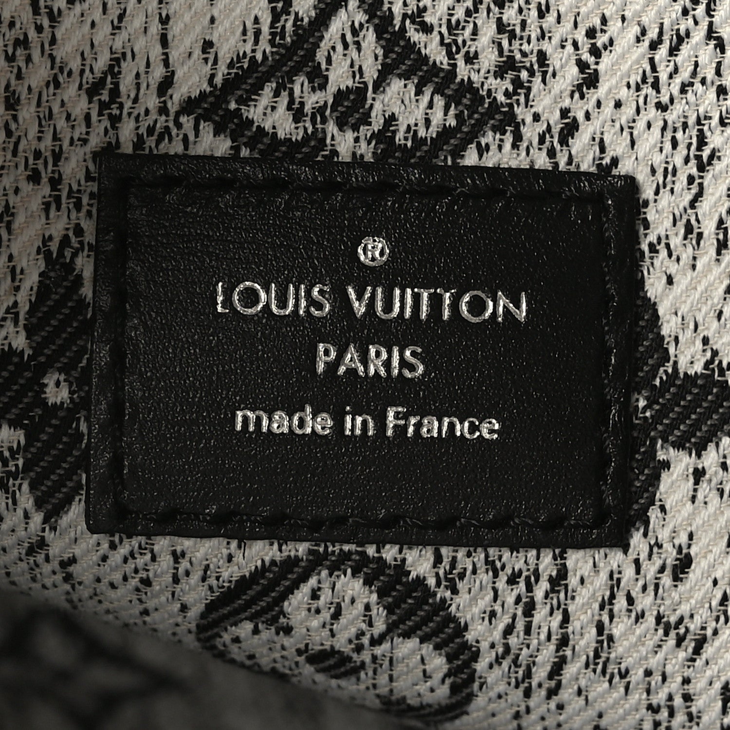 Louis Vuitton Monogram Jacquard Denim Onthego MM Black 6 of 8