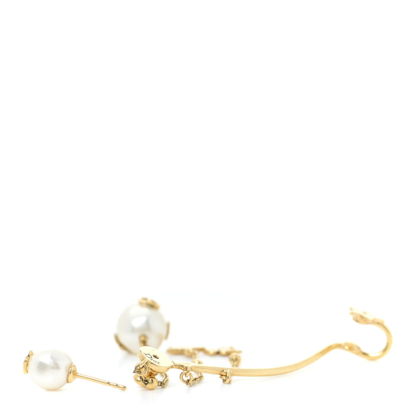 Pearl Shiny-D Earring Gold