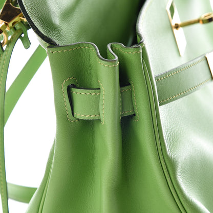 Hermes Veau Gulliver Kelly Retourne 32 Vert Cru 31 of 46