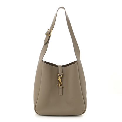 Saint Laurent Smooth Calfskin Small Le 5 A 7 Soft Hobo Dusty Grey 1 of 10