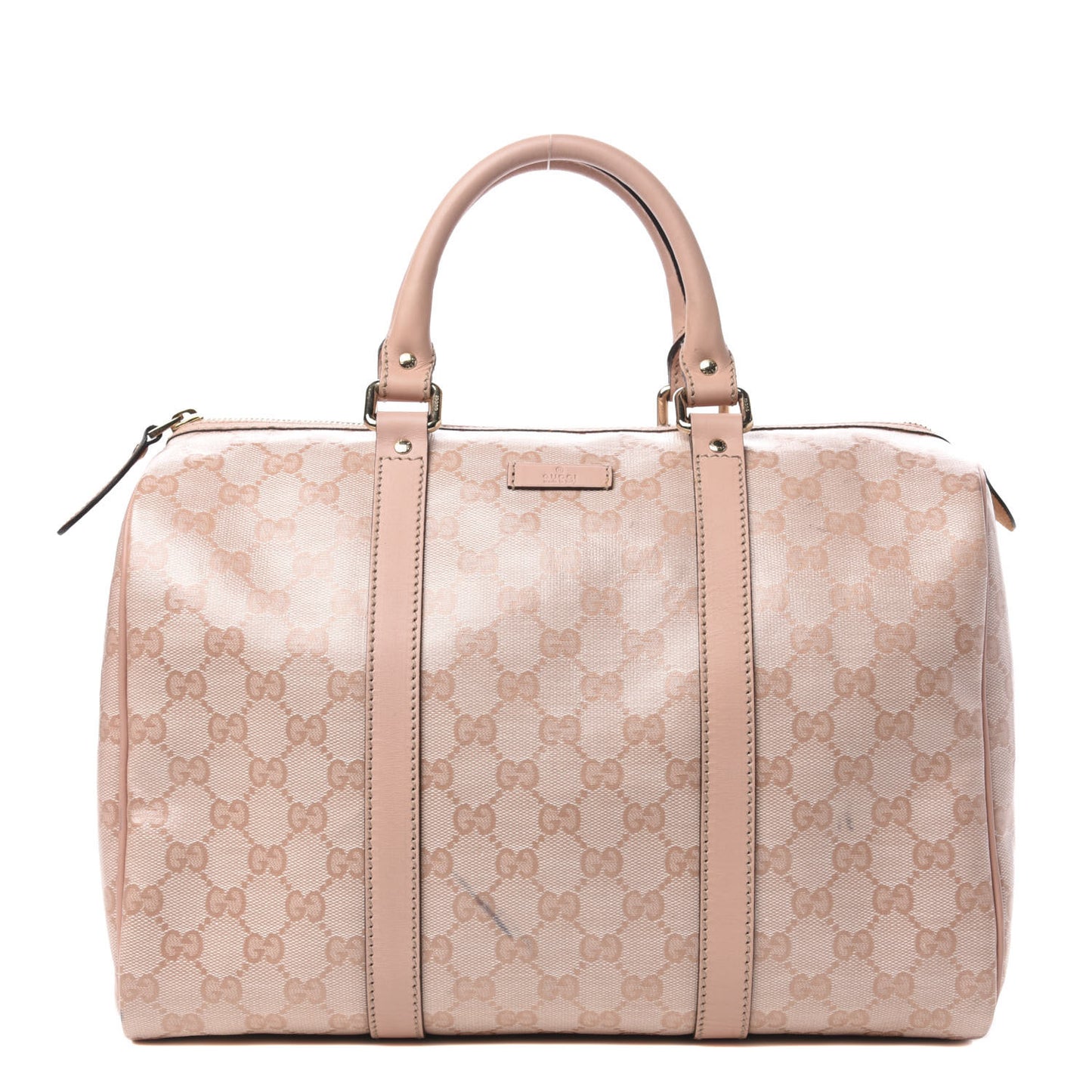 Crystal Monogram Joy Medium Boston Pink