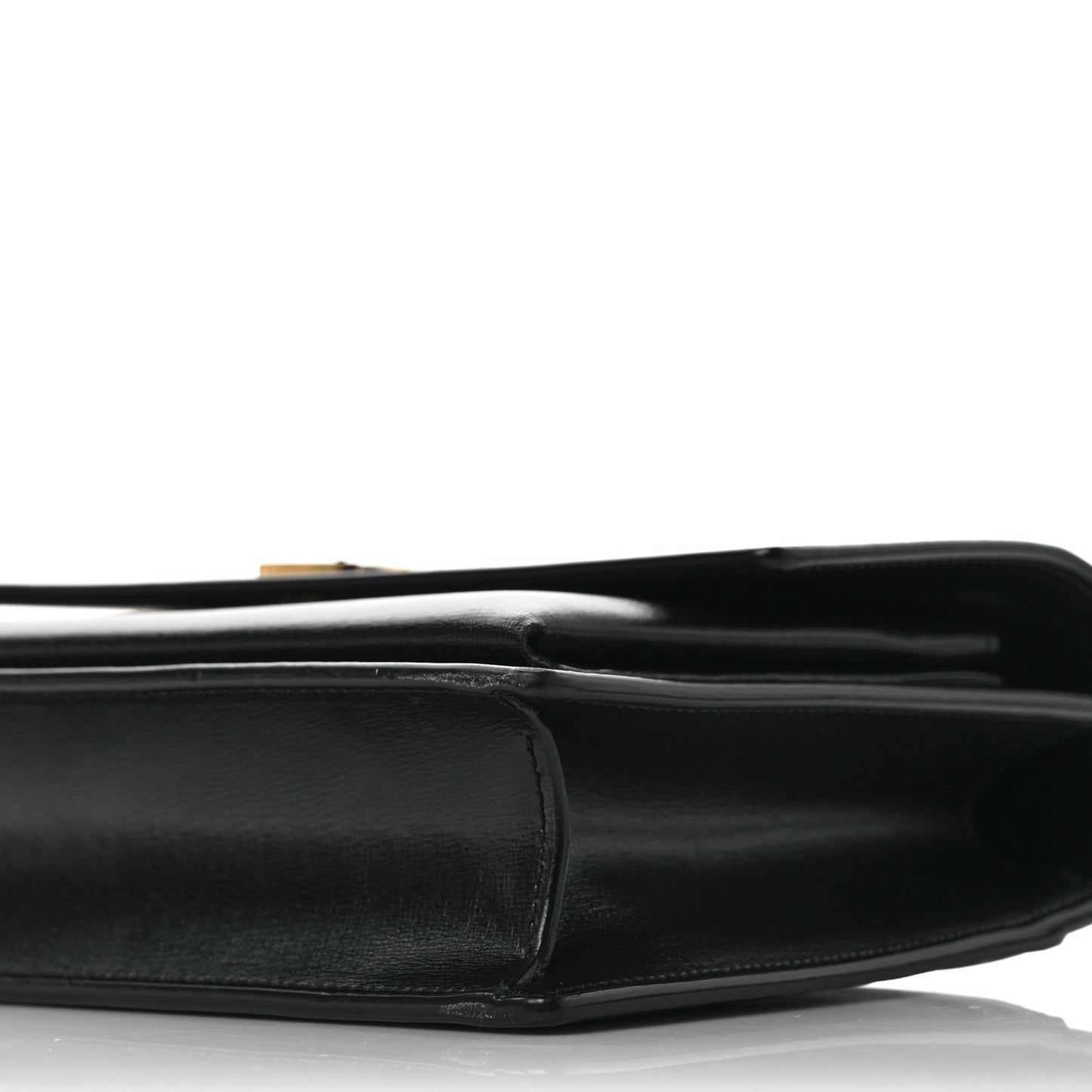Smooth Calfskin Medium Monogram Sunset Satchel Black