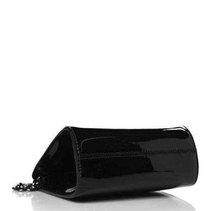 Tom Ford Patent Cosmo T Lock Chain Bag Black 3 of 7