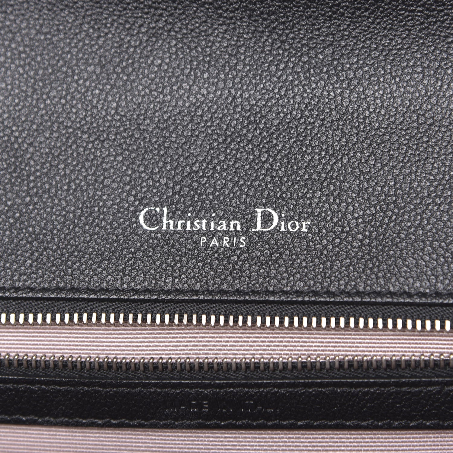 Christian Dior Grained Calfskin Large Diorama Flap Bag Black 6 of 10