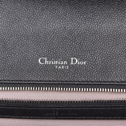 Christian Dior Grained Calfskin Large Diorama Flap Bag Black 6 of 10