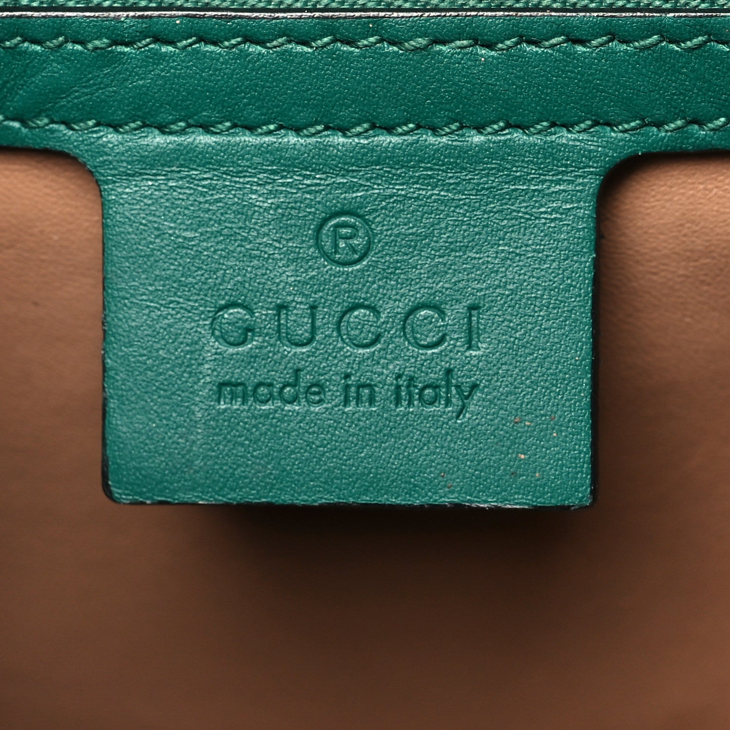 Gucci Calfskin Snakeskin Small Lilith Top Handle Bag Green 6 of 13