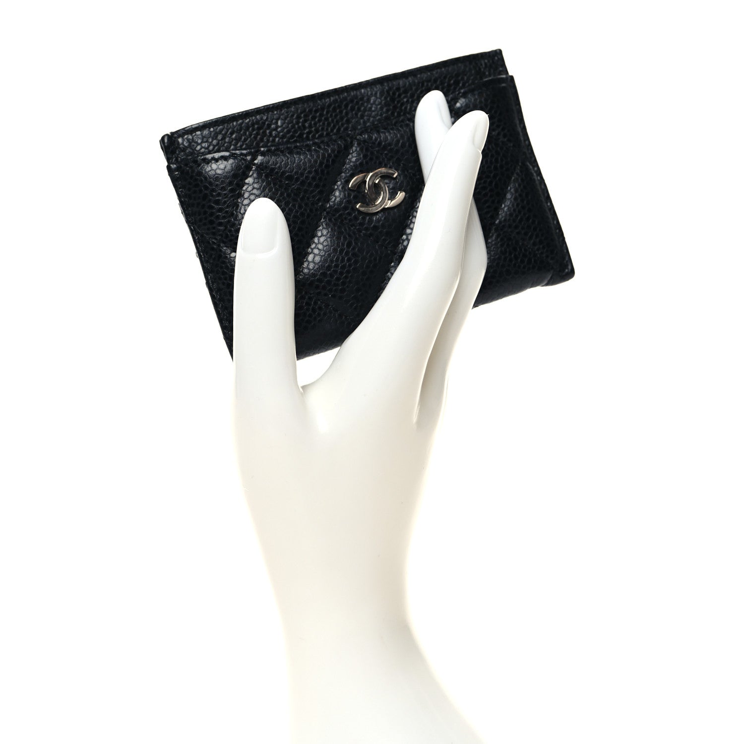 Chanel Caviar Quilted Card Holder Black 2 of 9