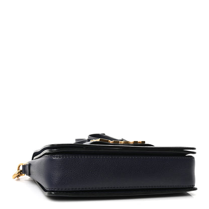 Christian Dior Grained Calfskin Dio(r)evolution Flap Bag Navy Blue 3 of 9