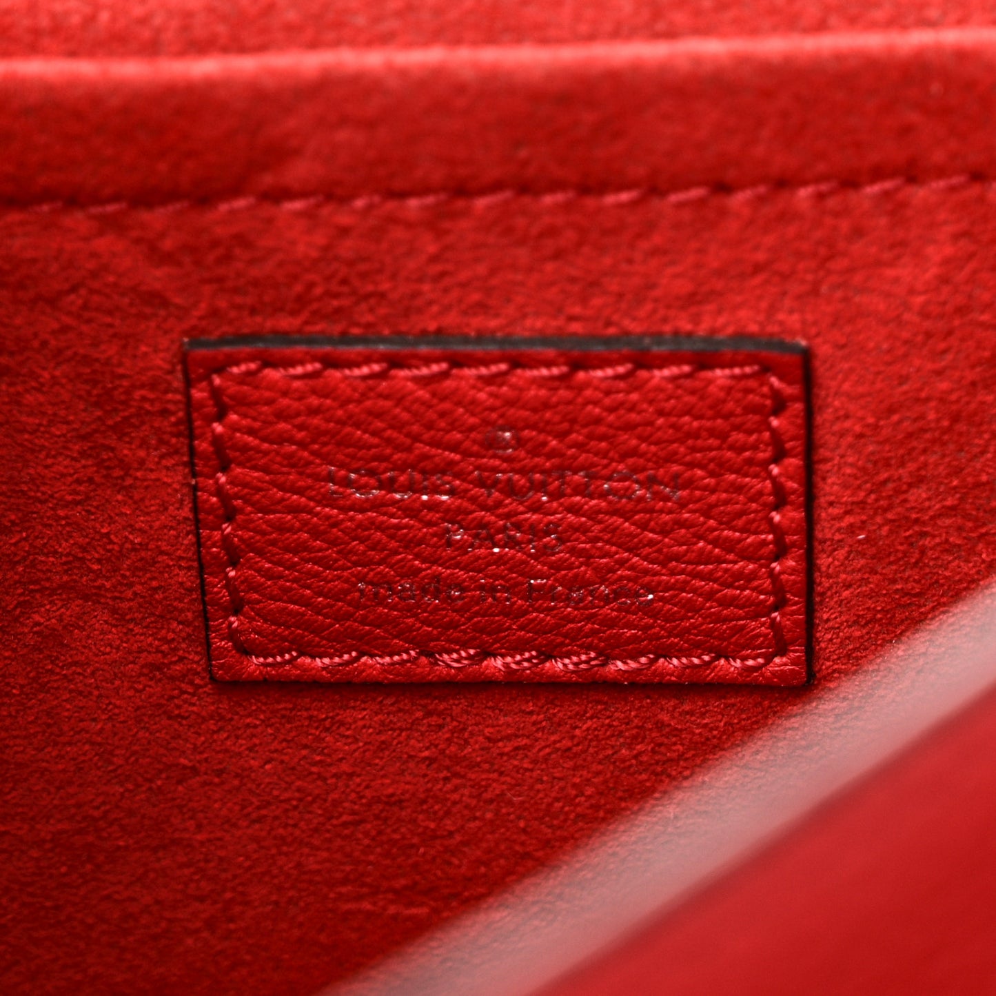 Soft Calfskin My Lockme Chain Bag BB Rubis