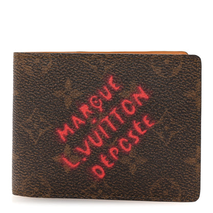 Louis Vuitton Monogram Dust Marque Multiple Wallet 1 of 6