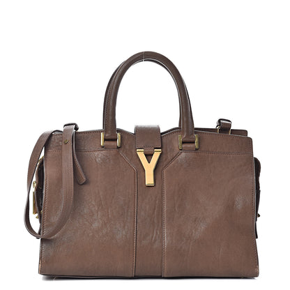 Saint Laurent Sheepskin Small Cabas ChYc Taupe 1 of 19