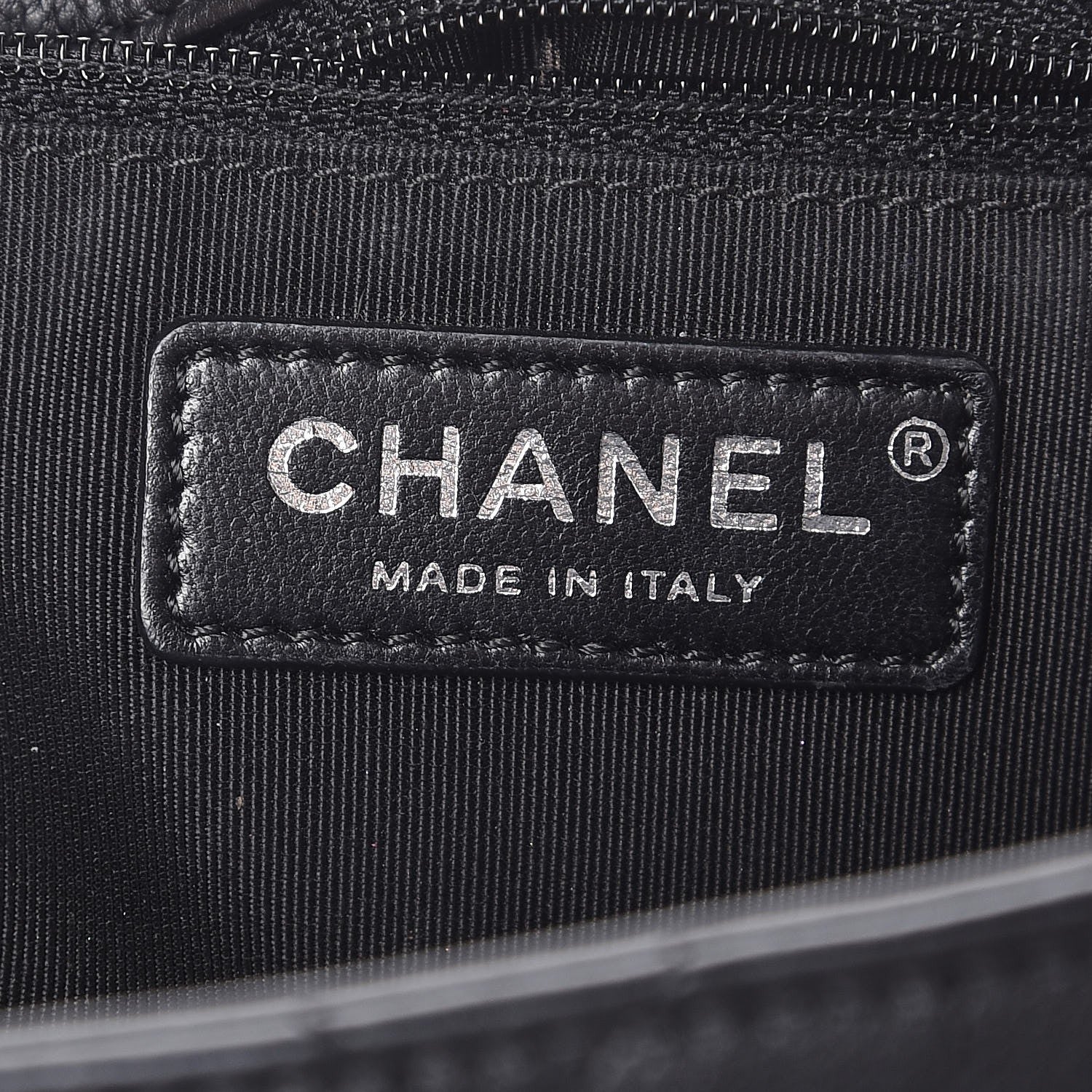 Chanel Calfskin Quilted Medium Frame In Chain Flap Black 6 of 10
